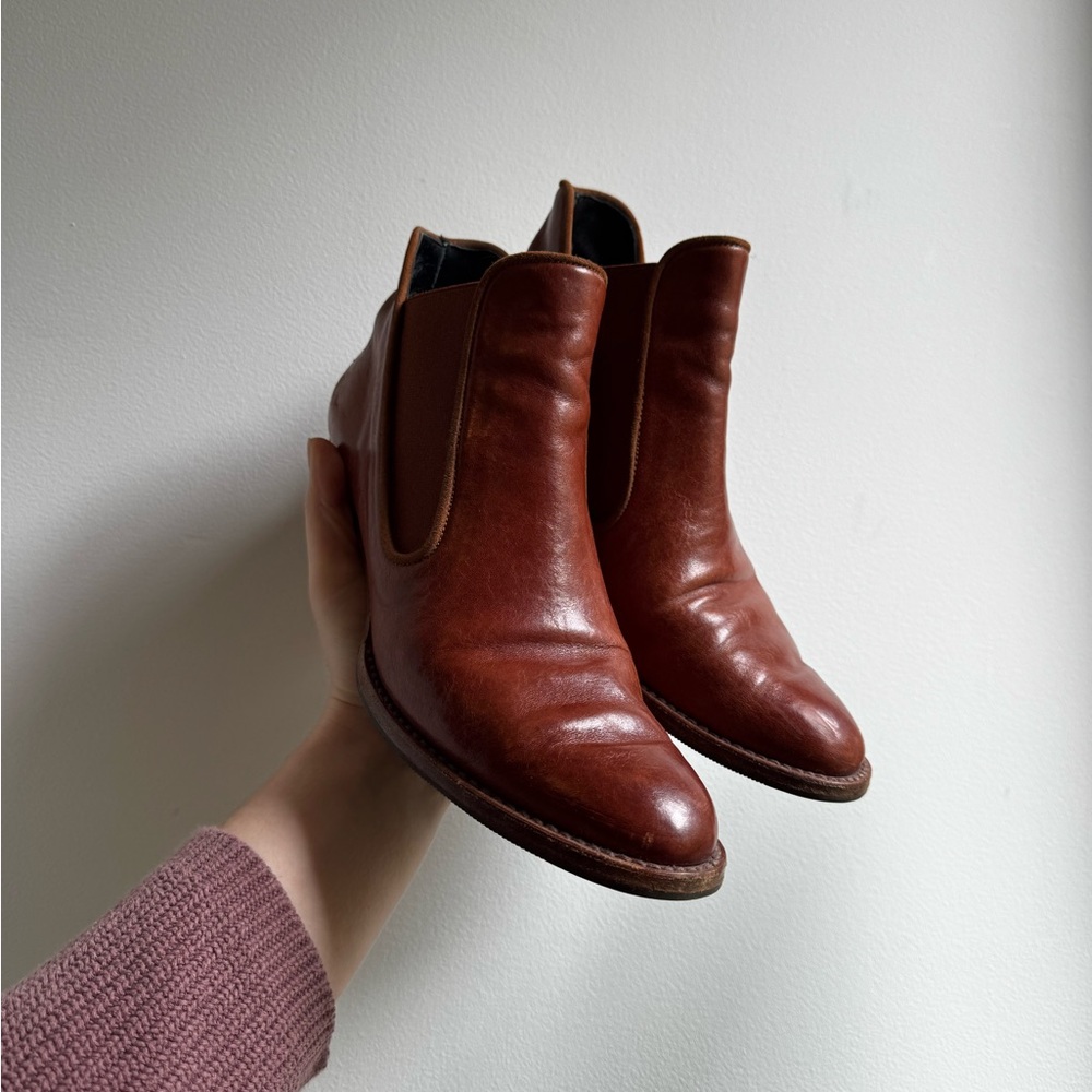 Sarah Flint Brown Ankle Boots